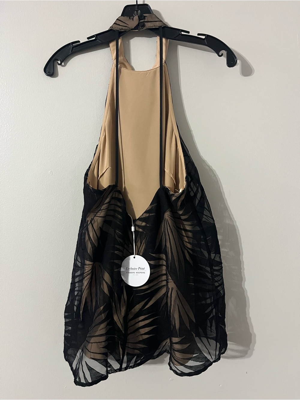 NWT Finders Keepers Heirloom Palm Print Halter Top Sz M - Picture 3 of 7